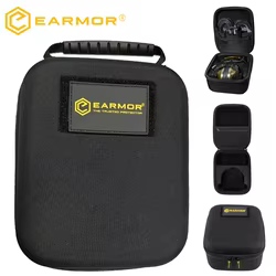 Funda rígida EARMOR para protectores auditivos M31 M32 – Estanca a prueba de golpes