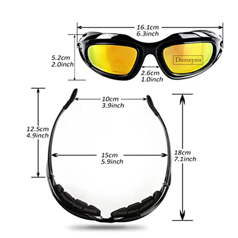 Gafas tácticas polarizadas 4 lentes intercambiables UV - imagen 3