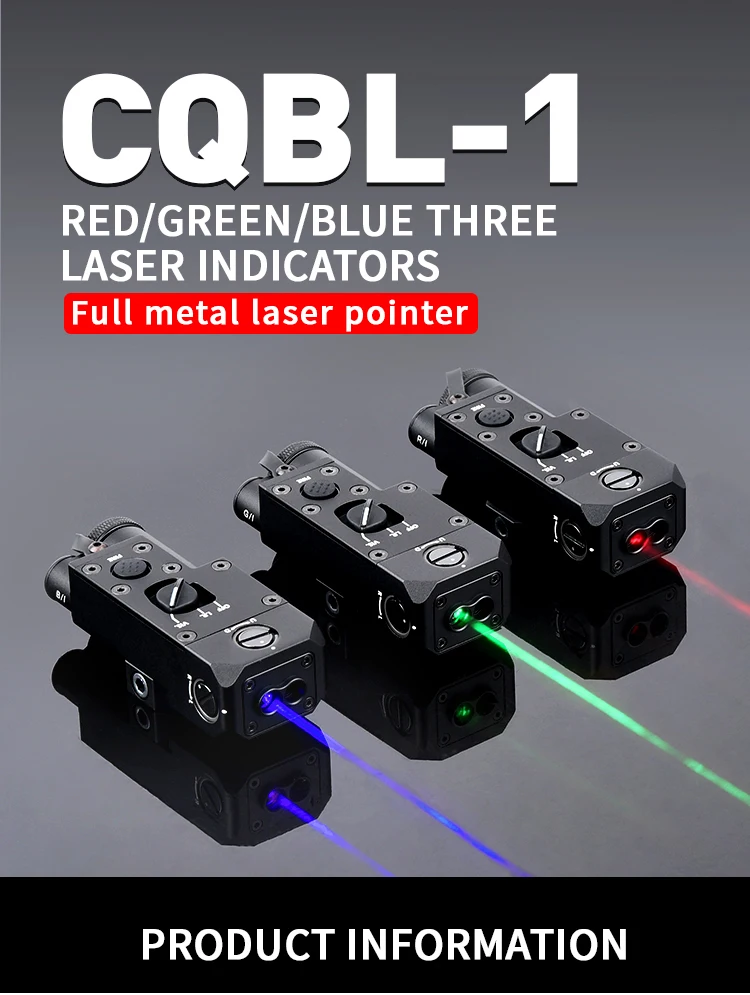 Linterna táctica WADSN CQBL-1 con láser