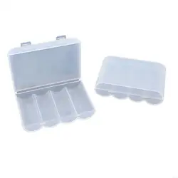 Clear View caja organizadora para baterías 26650, almacenamiento seguro