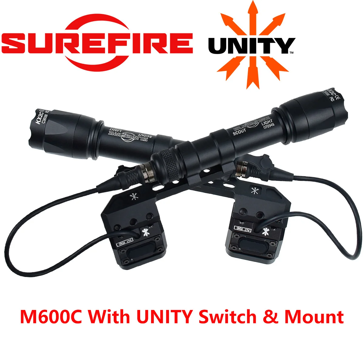 Linterna Surefire M600C 600 Lúmenes con Soporte UNITY e Interruptor Remoto - imagen 2