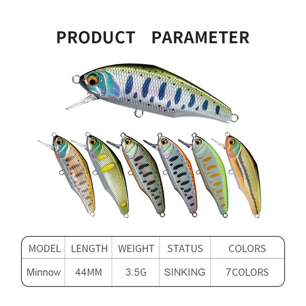 Smith Minnow hundimiento jerkbait señuelo para trucha - imagen 2