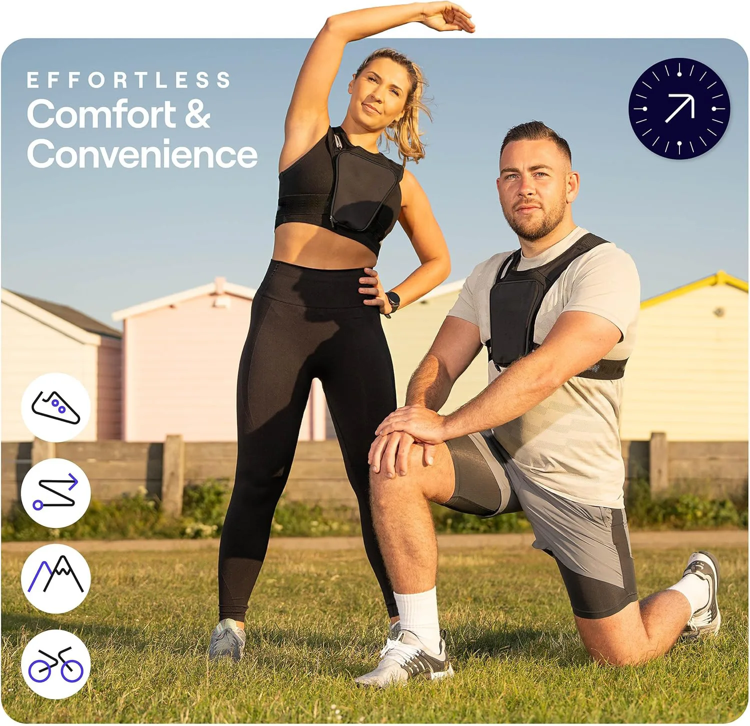 Chaleco deportivo impermeable con bolsillo móvil y pantalla táctil - imagen 3