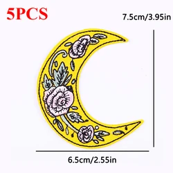 Parche bordado termoadhesivo Luna Creciente y Montaña Colorado