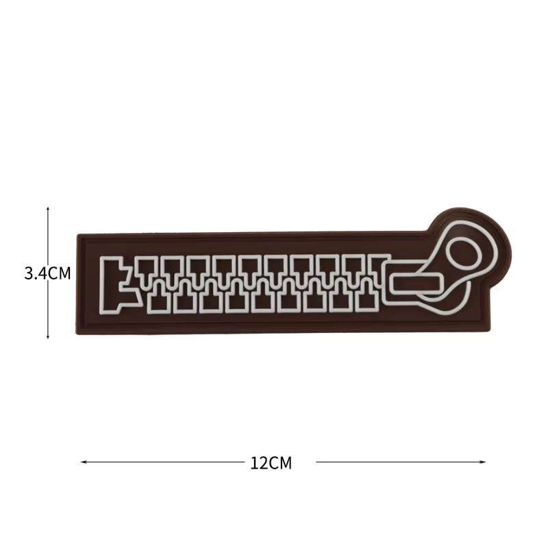 Parche bordado táctico con velcro – Decoración para mochilas y equipamiento - imagen 2
