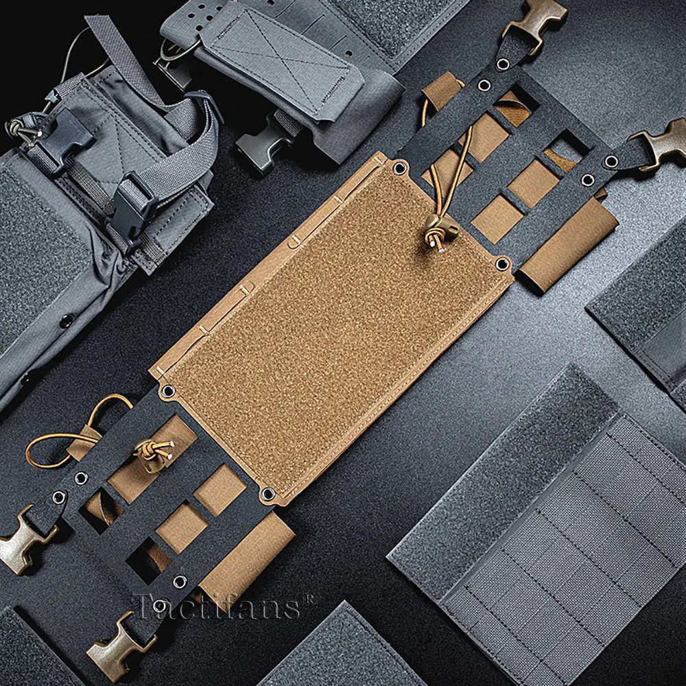 Chaleco táctico MOLLE plataforma de pecho expansión rápida Airsoft - imagen 4