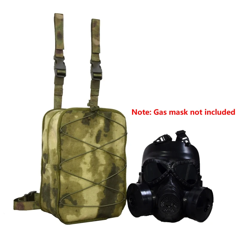 Máscara de gas táctica expandible para airsoft con funda de pierna - imagen 3