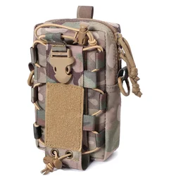 Bolsa táctica MOLLE para botella y EDC, funda teléfono outdoor