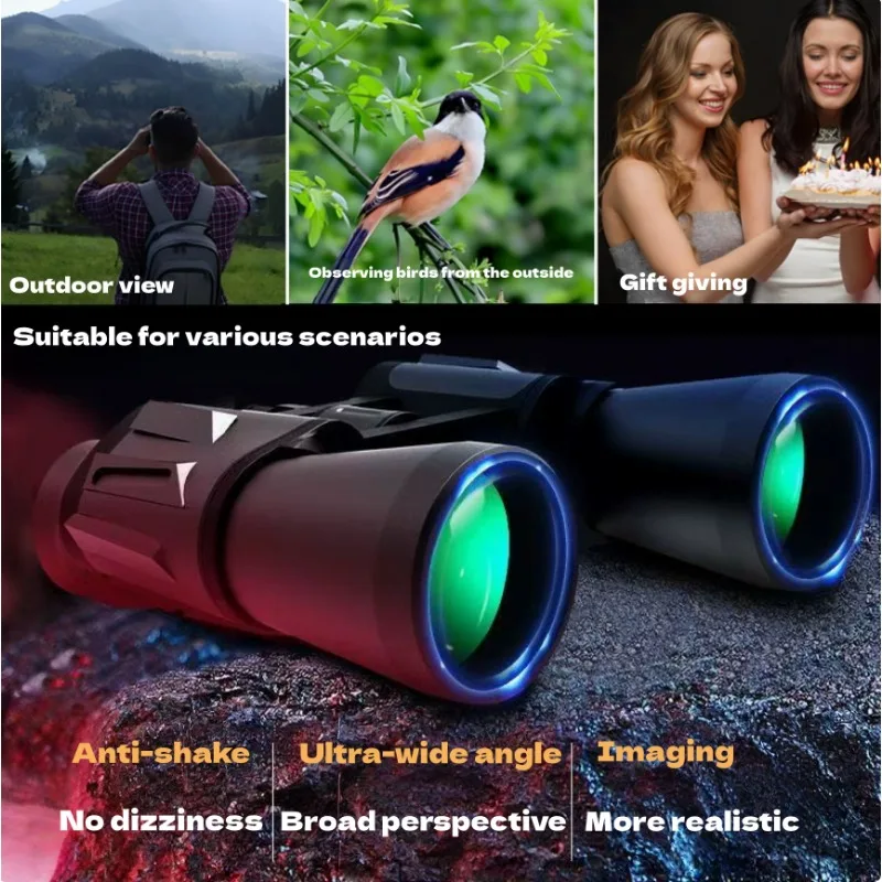 Binoculares de largo alcance BAK4 prisma para camping y caza - imagen 3