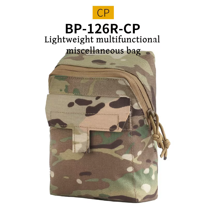 Bolsa táctica multifunción con sistema MOLLE – Camuflaje - imagen 5
