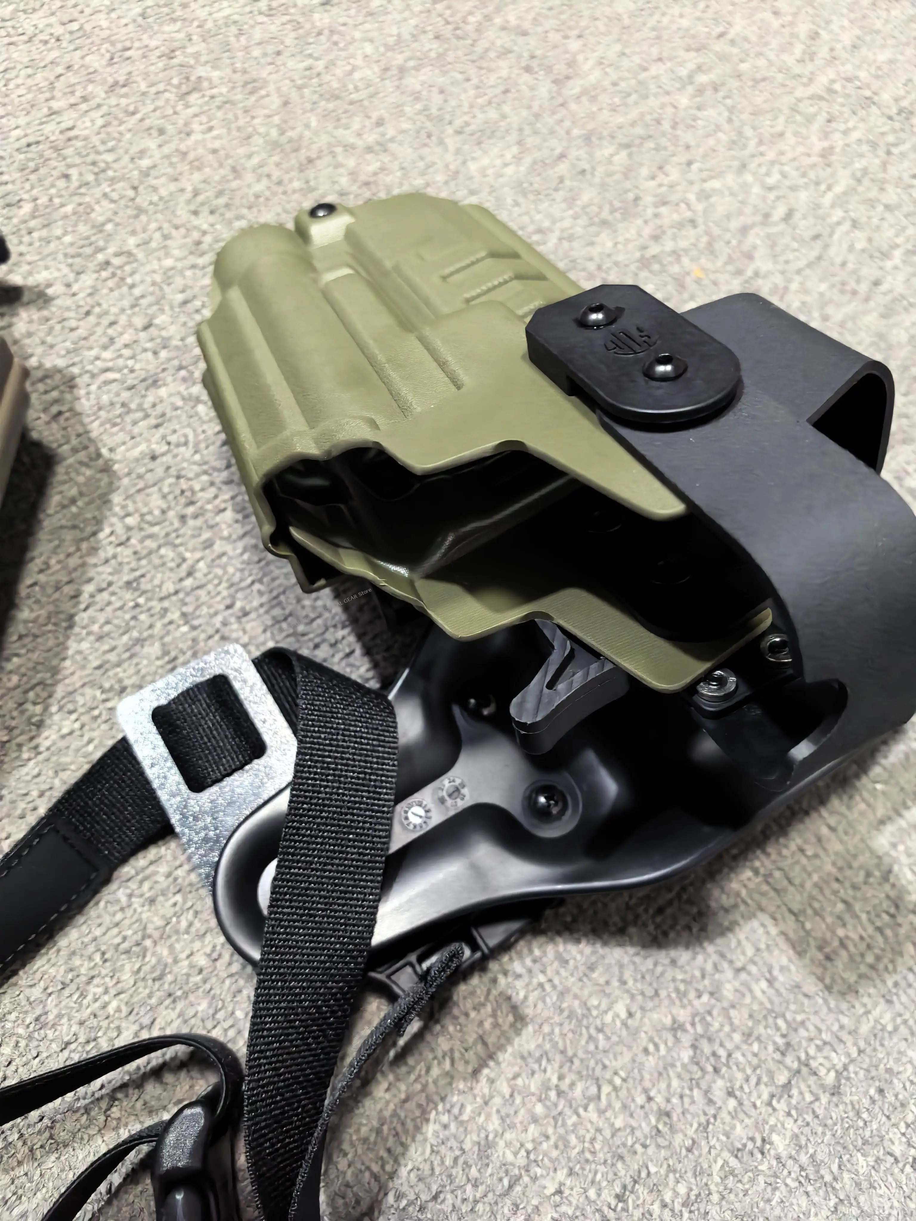 Funda táctica Kydex Glock P320, extracción rápida y bloqueo anticaídas - imagen 5