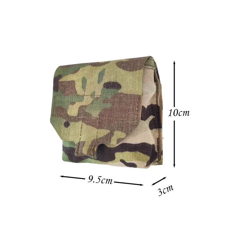 Bolsa táctica MOLLE mini Multicam 500D para cintura y airsoft