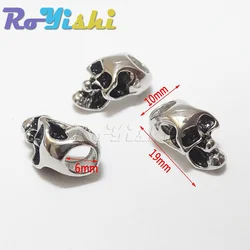 Cuentas de metal calavera paracord tactico para cuchillo