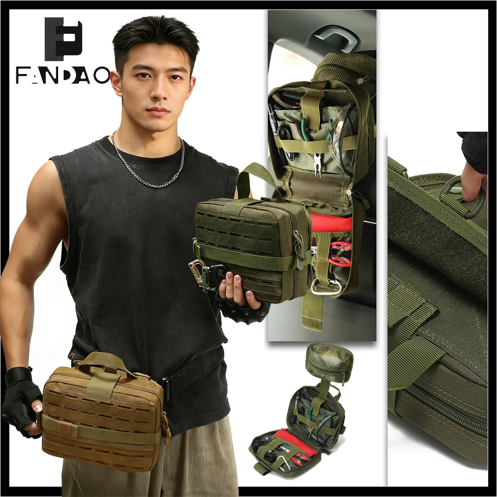Botiquín táctico MOLLE modular horizontal para primeros auxilios EDC - imagen 2