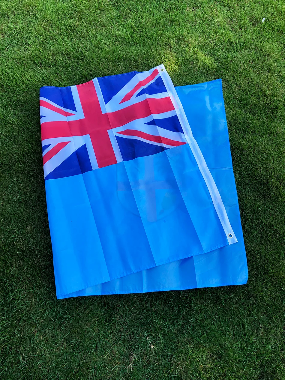 Bandera colgante de Fiji en poliéster para interior y exterior - imagen 5