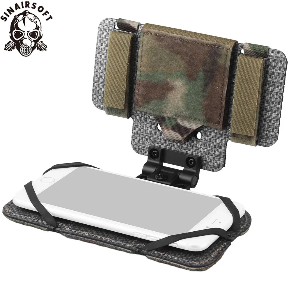 Bolsa MOLLE táctica para teléfono con mapa y soporte plegable