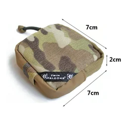 Bolsa EDC táctica Molle con cremallera para exteriores