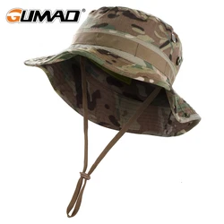 Sombrero boonie táctico camouflage – Protección solar viento hombre outdoor