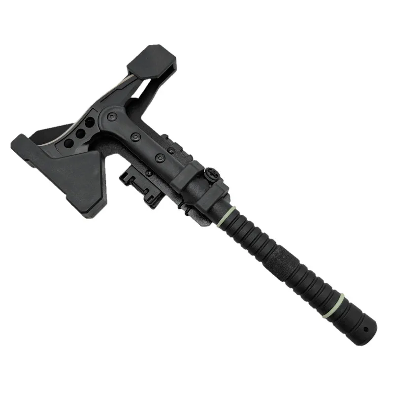 Hacha táctica de autodefensa para acampada y senderismo, martillo - imagen 3