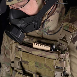 Chaleco táctico Crye AVS bolsillo MOLLE cremallera administrador