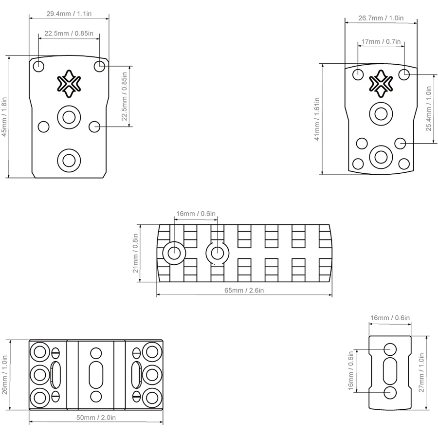 Conjunto X-ACCU 30 mm – Vista general