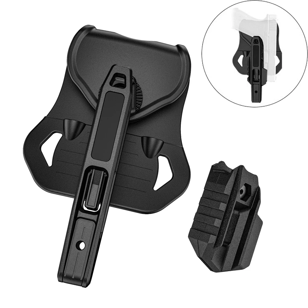 Funda táctica para pistola con riel Picatinny y doble cargador - imagen 3