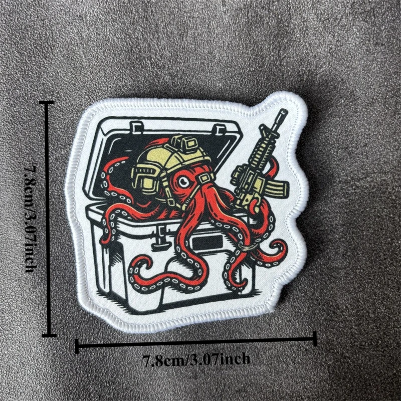 Parche táctico Octopus operador – Insignia con velcro para chaleco - imagen 3
