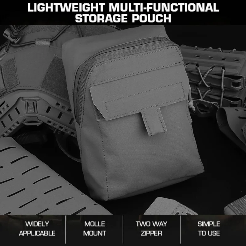 Bolsa MOLLE ligera multiusos para chaleco táctico o cinturón - imagen 2
