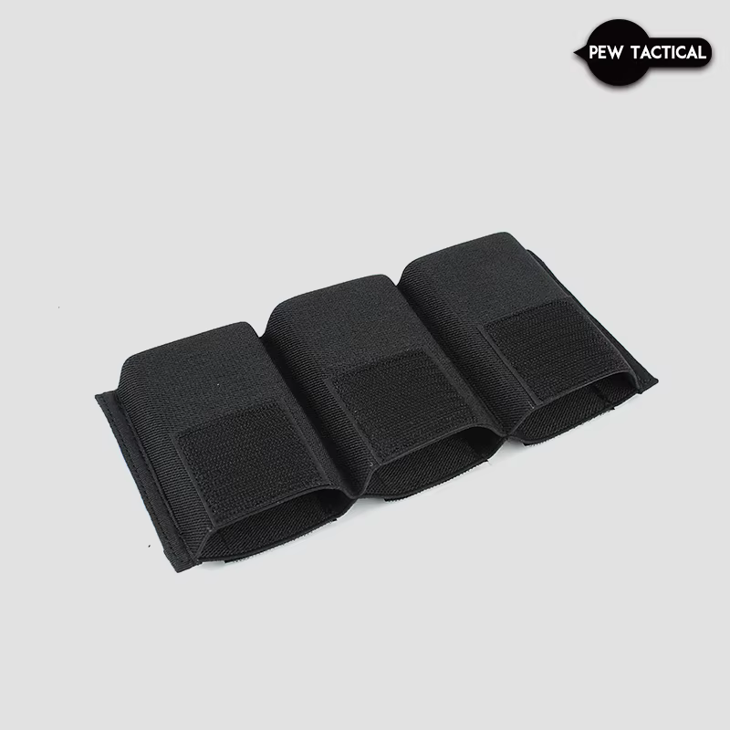 PEW TACTICAL bolsa porta cargadores triple con soporte elástico - imagen 3