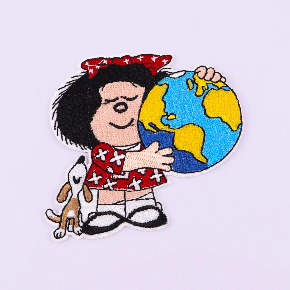 Parche bordado de dibujos animados para personalizar prendas