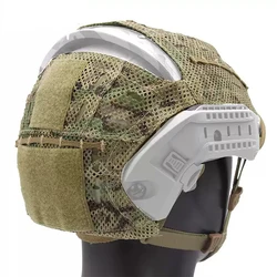 FMA cubierta de casco táctico con marco de aire camuflaje malla
