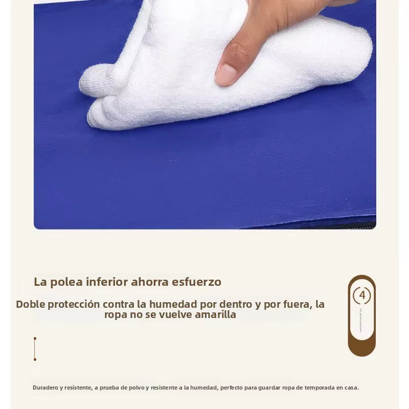 Bolsa de transporte PE engrosada capacidad para mudanza aire libre - imagen 2