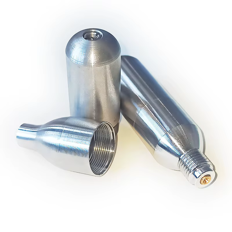 Cartucho CO2 recargable acero inoxidable para cerveza y soda - imagen 3