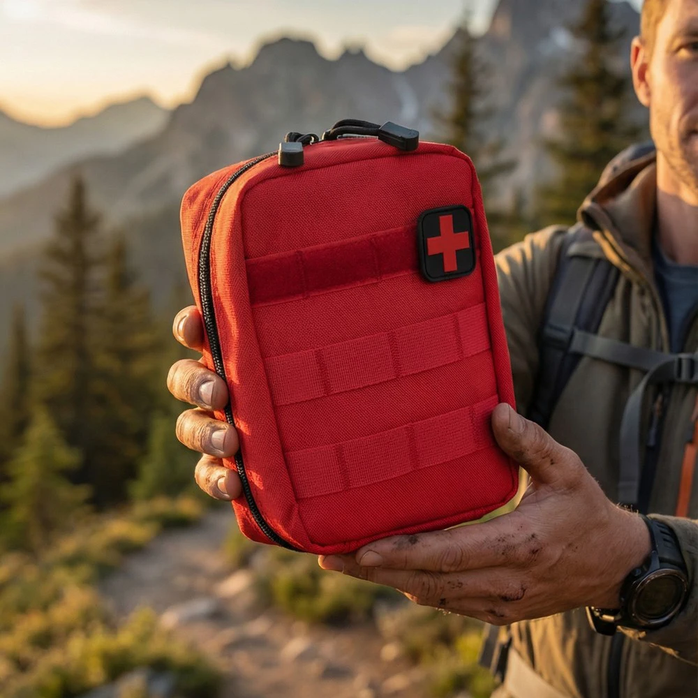 Bolsa médica táctica MOLLE IFAK primeros auxilios con acceso rápido - imagen 4