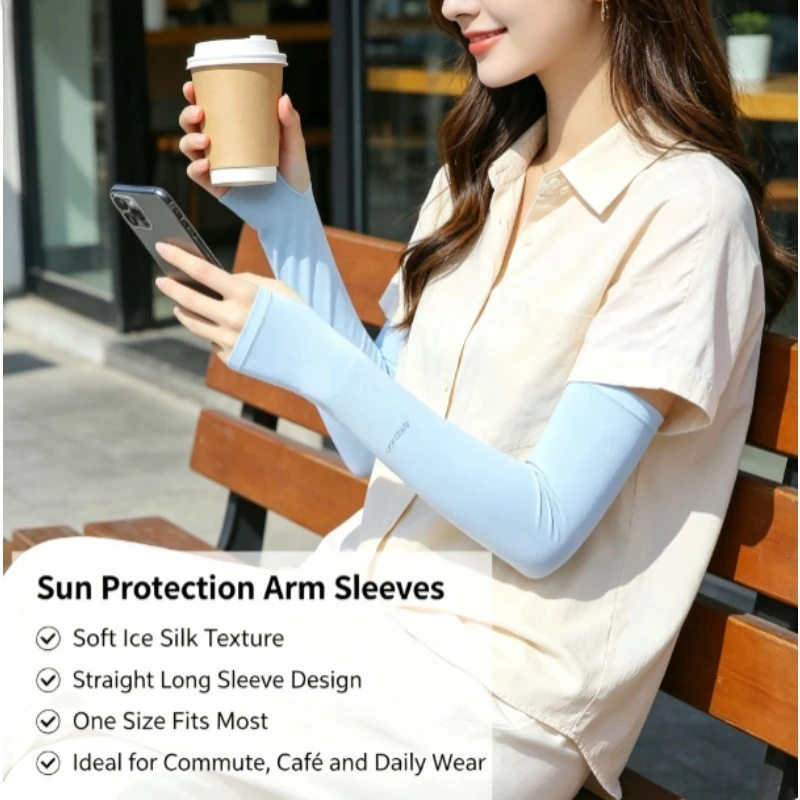 Nylon fundas brazo tácticas UV protección – Mangas unisex sin dedos - imagen 5