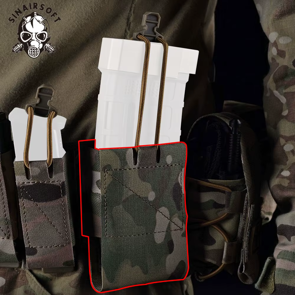 SINAIRSOFT Bolsa elástica MOLLE para revistas de rifle Mag táctica - imagen 5