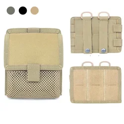 Riñonera táctica EDC MOLLE con portacargador y soporte walkie talkie