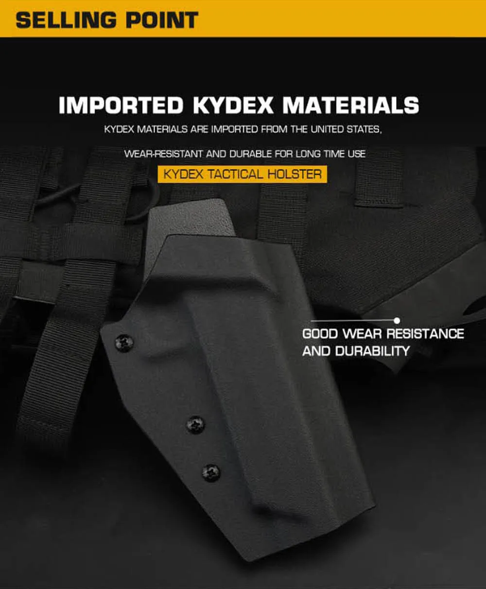 Detalle de acabado Kydex