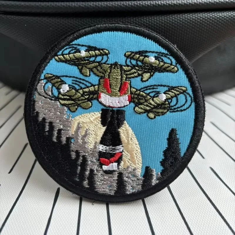 Parche táctico bordado Ucrania con gancho – para mochila - imagen 5