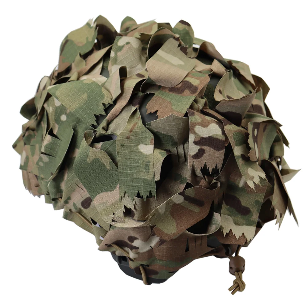 Funda táctica de casco FAST MICH WENDY A-23, corte láser camuflaje 3D