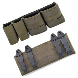 Portacargadores táctico MOLLE para cargadores de airsoft en funda