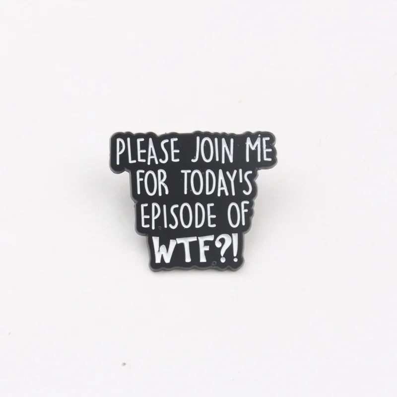 Pin esmaltado vintage humorístico ¡Únete al WTF! para chaqueta - imagen 4