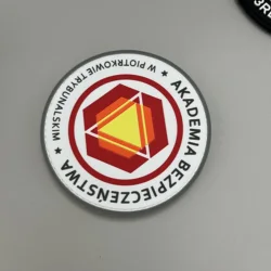 Parche táctico de PVC personalizado 3D con logotipo en relieve