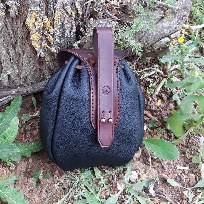YUNFAN Cinturón táctico militar de cuero con bolso - imagen 5