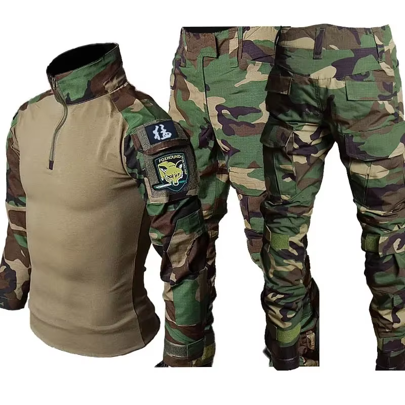 Conjunto táctico ripstop Woodland Tactical Unifirm: pantalón y camisa - imagen 4