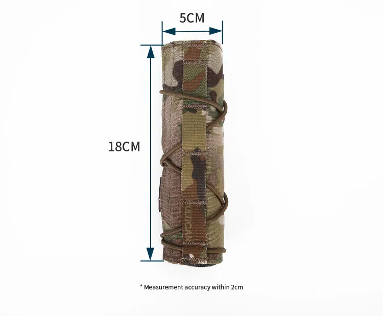 Funda protectora táctica 18 cm para supresor Emersongear