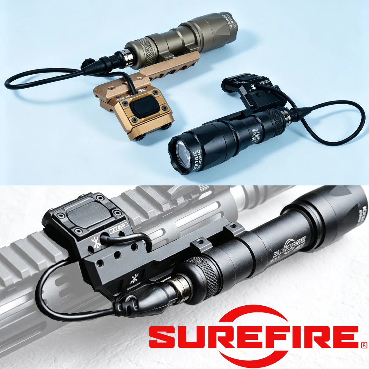 SureFire M600/M300: linterna táctica para rifle con doble interruptor - imagen 2