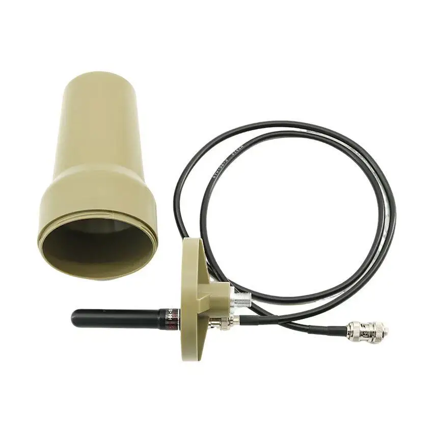 Detalle del conjunto de antena y cable