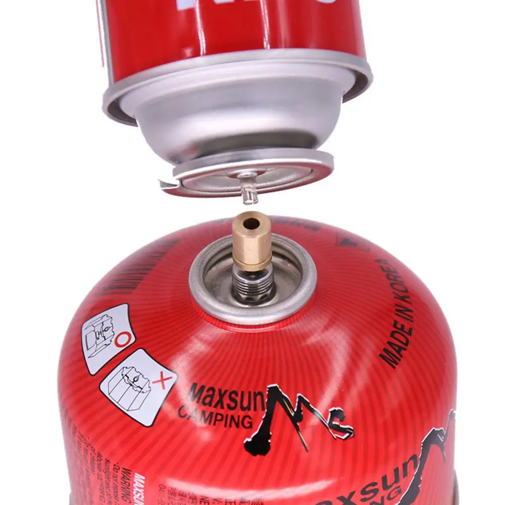 Adaptador recarga gas butano – Válvula inflado para camping - imagen 2