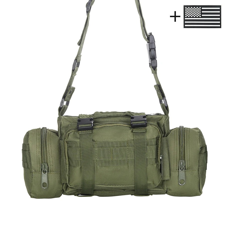Riñonera táctica MOLLE lateral ajustable para senderismo exterior - imagen 2